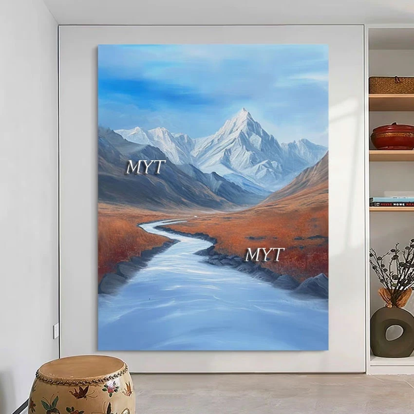 

Handmade Beautiful Scenery Oil Painting Quality Artwork Wall Pictures For Living Room Modern Decorative Canvas Art Frameless