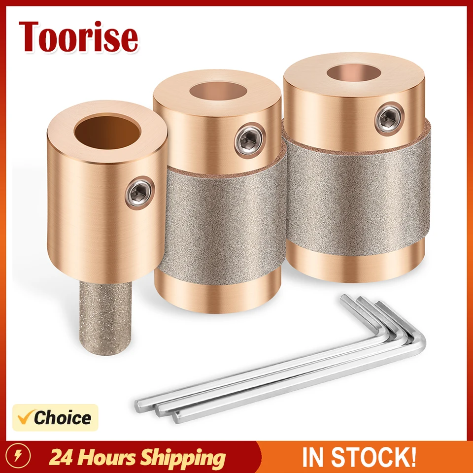Gryphon 1 Inch Diamond Coated Grinder Bit - 120 Grit, Standard Fit For Most Glass Grinders, Mirror Grooved Design - View #3