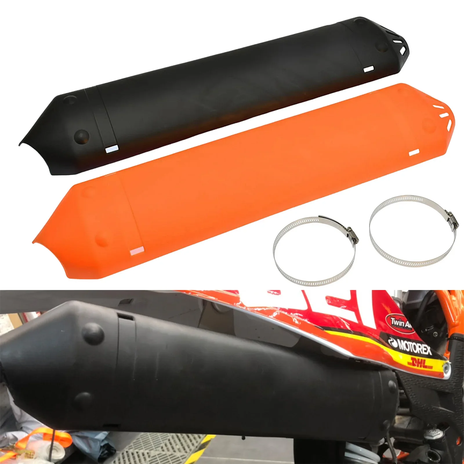 

Motorcycle 2024 Heat Shield Exhaust Protective Cover for KTM EXC 300 250 TPI XC XC-W for Husqvarna TE250 TE300 2T 2020 2022 2023