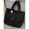 Hot Women Foxy Sherpa Tote Letter Plush Handbag Winter Fluffy Clutch Strap Large Capacity Storage Shoulder Bag Sports travel bag 4