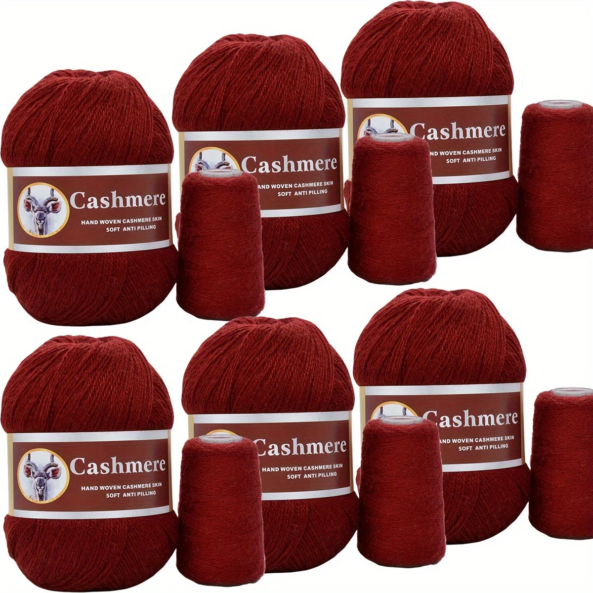 Luxurious Hand-Knitting Cashmere Wool