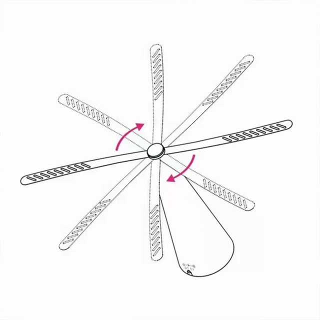 Fly Riellent Rajongó Kültéri Többfunkciós Ventilátor Levél Légy Visszataszító Automatikus Légyfogó Meghajtó Elhajtó Szúnyogriasztó - Image 6