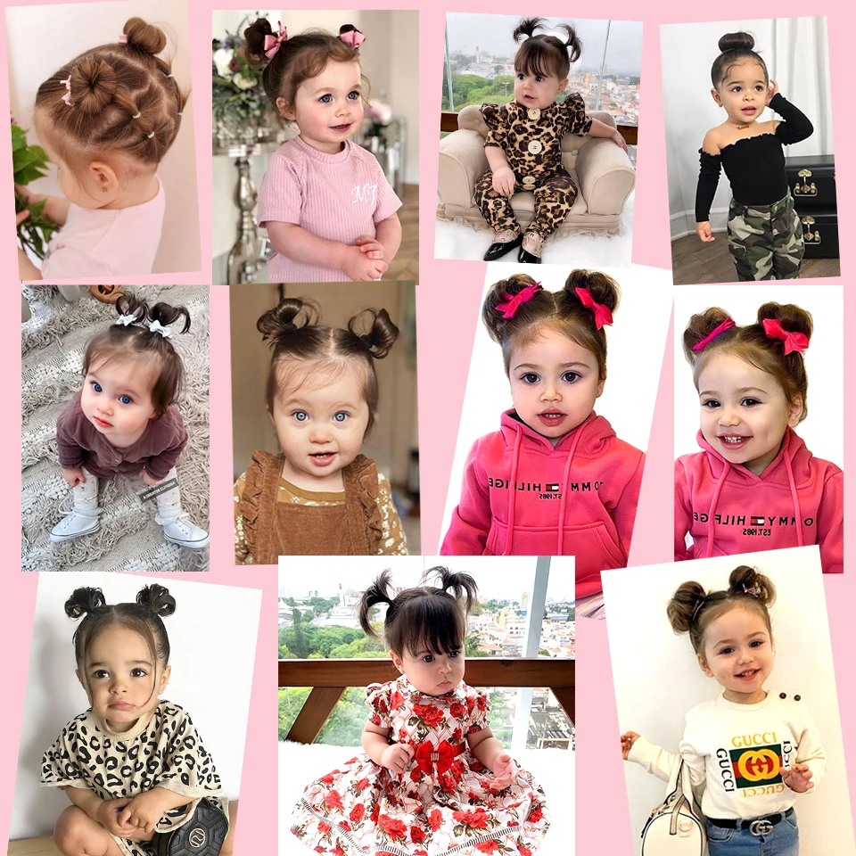 Synthetic Hair Bun Wig for Girls Daily Wear