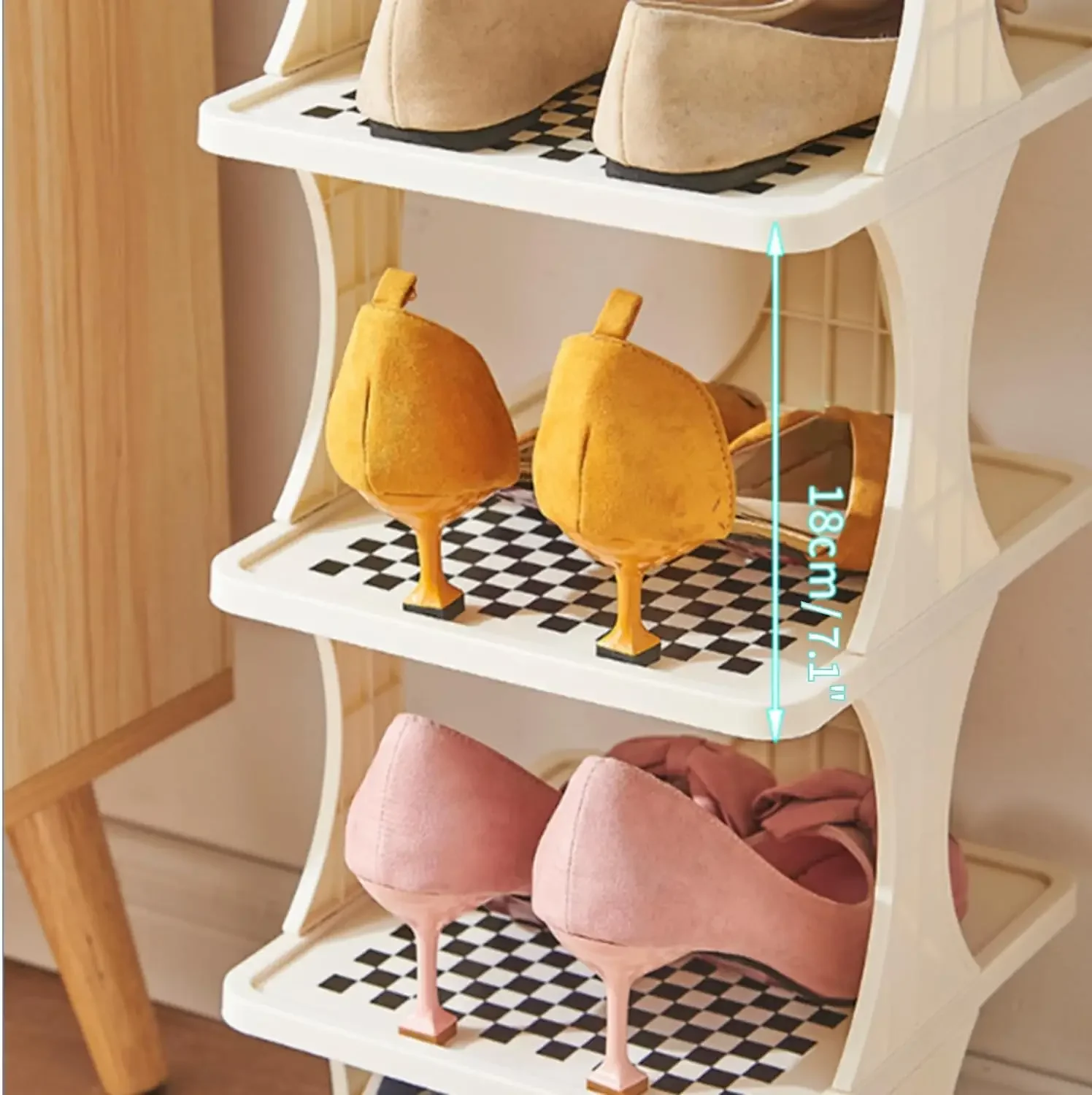Fabric Shoe Cabinet Shoe Rack Shoe Storage Box Dustproof Fabric Shoe Organizer Multilayer Rack