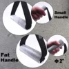 1 Pair 5cm Thick Gym Handles Super Strong Grips Non Slip Aluminum Metal Handles for Cable Machine Pulleys Arm Wrestling Training 4