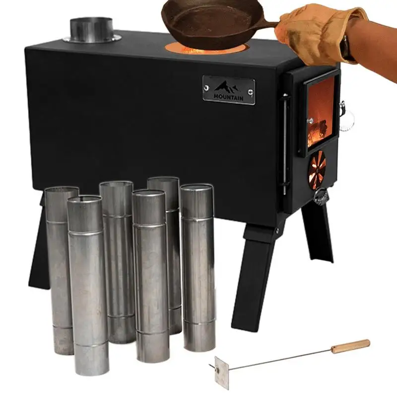 Tent Wood Stove Chimney Pipes Camping Heating | Stainless Steel Water Stoves  - Outdoor Stove u0026 Accessories - Aliexpress