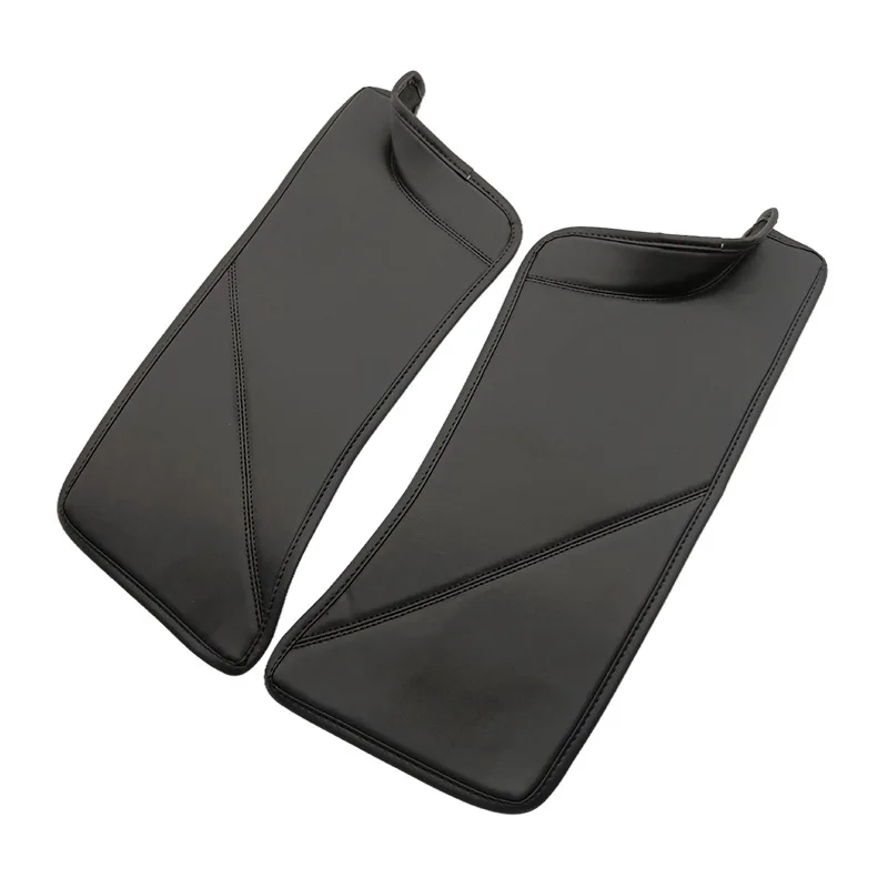 Rear Door Sill Pad for Tesla Model Y Anti Kick Film Dirt Threshold Strip PU Leat