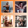 Colorful Resistance Bands Exercise Metal Bar Portable Heavy Duty Large Hook Squat Deadlift Workout Home Gym Fitness Equipment 4