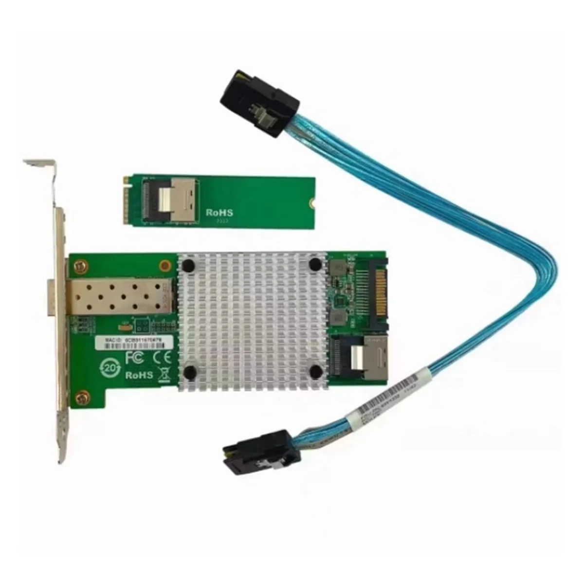 

Ethernet 82599-SFP + M2 M.2 до 10G 10G Ethernet-карта 10G к настольной Ethernet-карте для чипа Intel82599