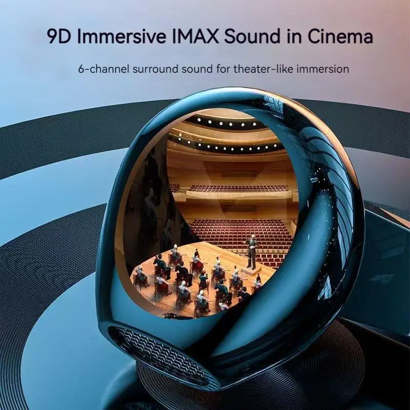 Type C & 3.5mm 9D Surround Sound Wired Headphones with HD Mic and Gaming Earbuds
