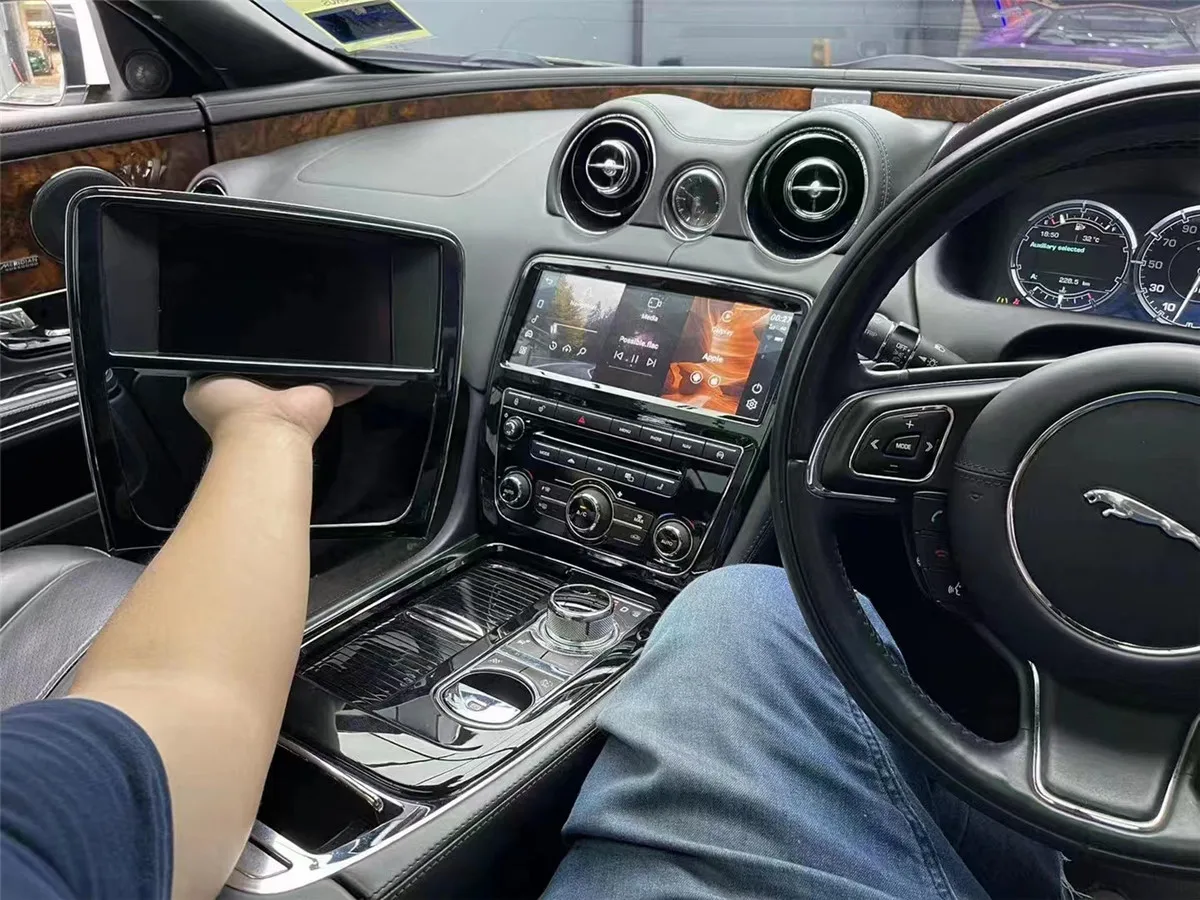 

Car Multimedia Player Stereo GPS Radio NAVI Navigation 8 Core Android 12 Screen System For Jaguar XJ XJL X351 2010~2019 Headunit