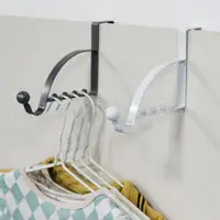 28TC Over The Door Hooks for Hangers Strong Over Door Hook for Hanging Clothes, 1