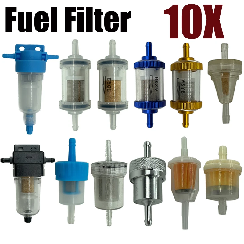 10X Universal Diesel Filter Element Parking Heater Parts Transparent Disassemblable Fuel Filter for Eberspacher Webasto 12 Type