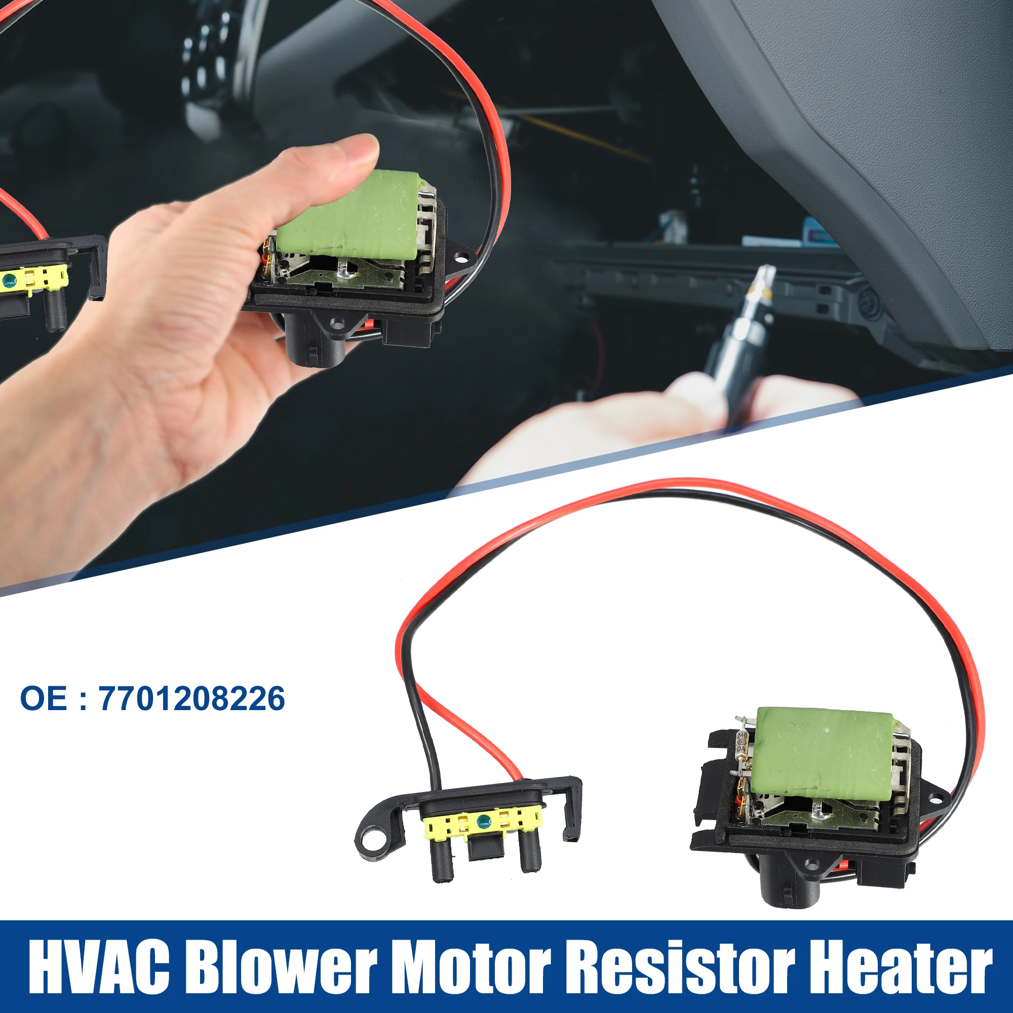 Riscaldatore Della Resistenza Del Motore Del Ventilatore Di Hvac Per Vauxhall Vivaro 2001-2014 Per Opel Vivaro 2001 2002 2003-2014 7701208226