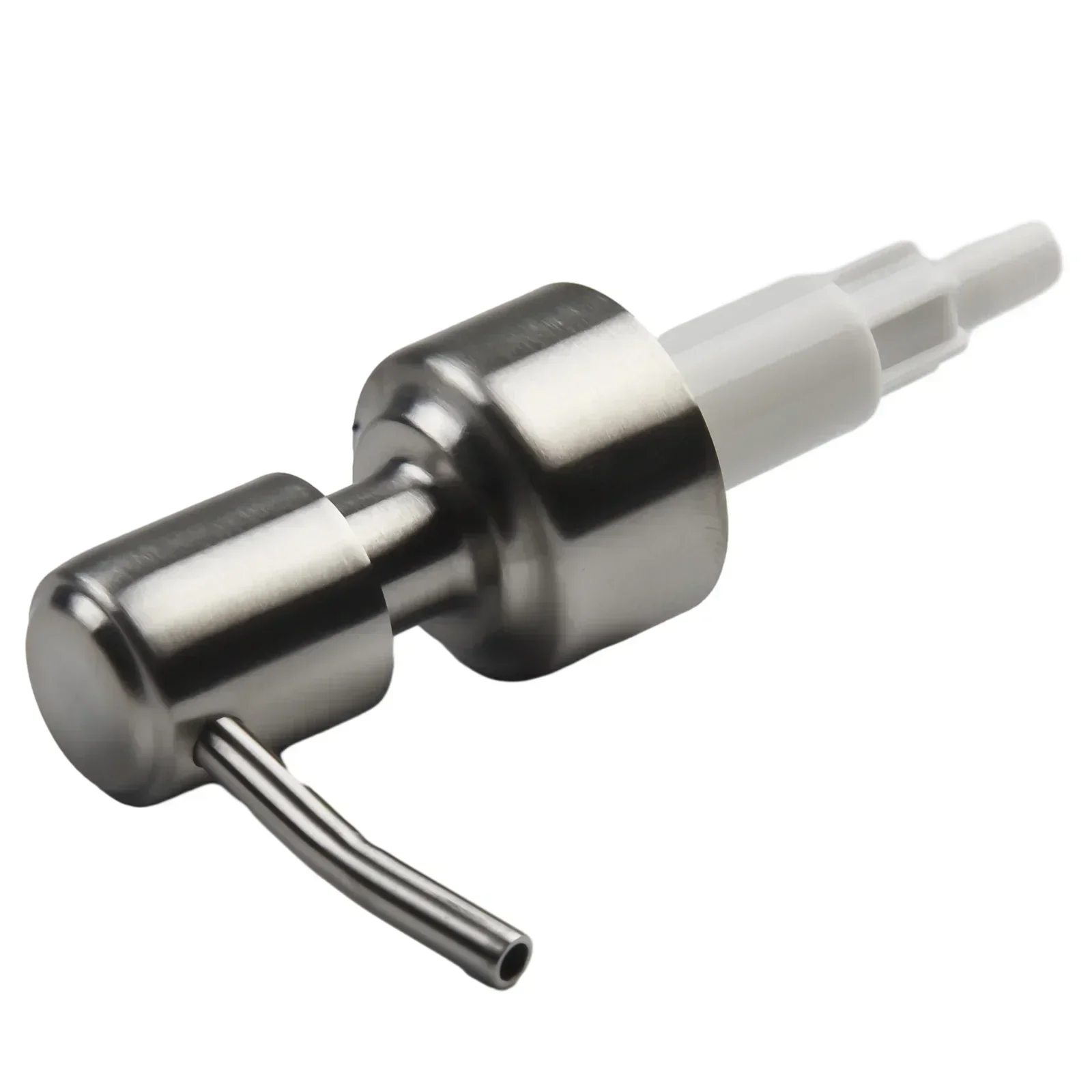 1pc Pump Head & Tube Stainless Steel Lotion Bottle Dispenser Soap Dispenser Press Head Bathroom Supplies For 25mm Bottle Mouth 3