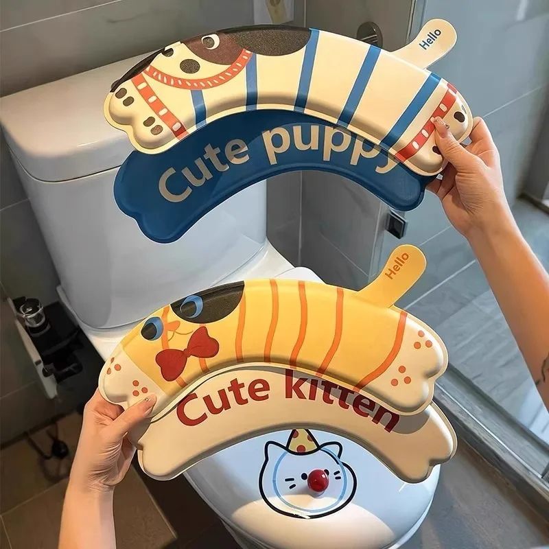 Cute Creative Cartoon Toilet Seat Pad for Kids - Waterproof Adhesive Soft Universal All-Season Toilet Cover Cushion.