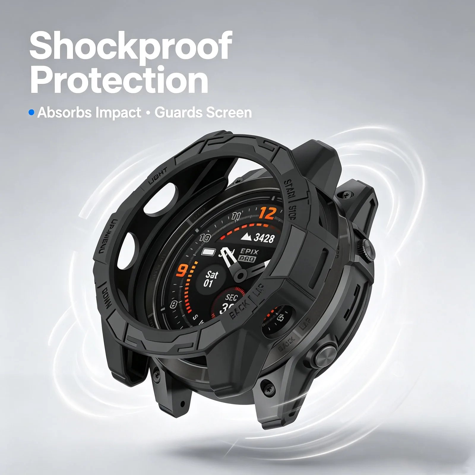 Durable Silicone Protective Bumper Case with Hollow Shell Design