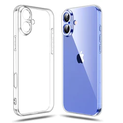 Clear Soft TPU Silicone Phone Case - Transparent Protective Back Cover for Clear Case (For iPhone 12ProMax)