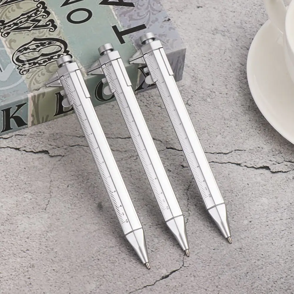 Multifunction 0.5mm Gel Ink Pen Vernier Caliber Roller Pen Stationery Ball Point Writing Instrument School Office Supplies Gifts multifunction pen