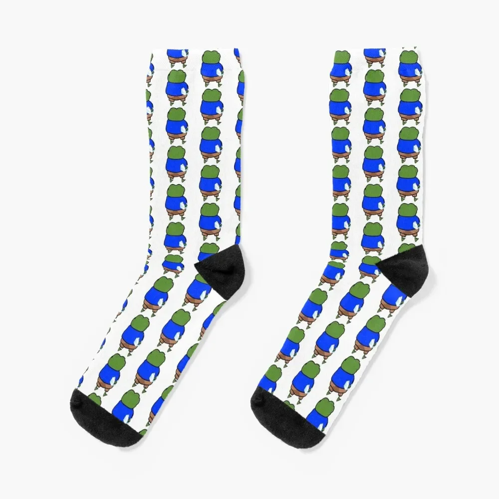 Chainlink The Frog and his link cube Socks ankle cool hip hop Man Socks Women's