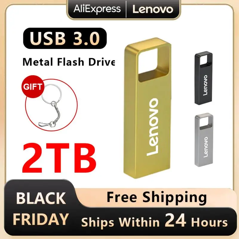 

Usb-флеш-накопитель Lenovo 2 ТБ USB 3,0 Металлический, 1 ТБ