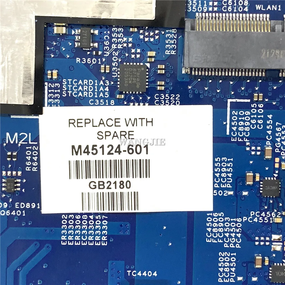For HP PAVILION X360 15-ER Laptop Motherboard M45124-601 M45124
