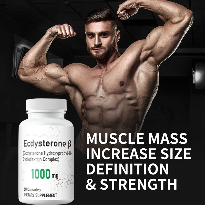 2 Bottle Turkesterone Capsules + Ecdysterone Capsules Zengji for Men's Health