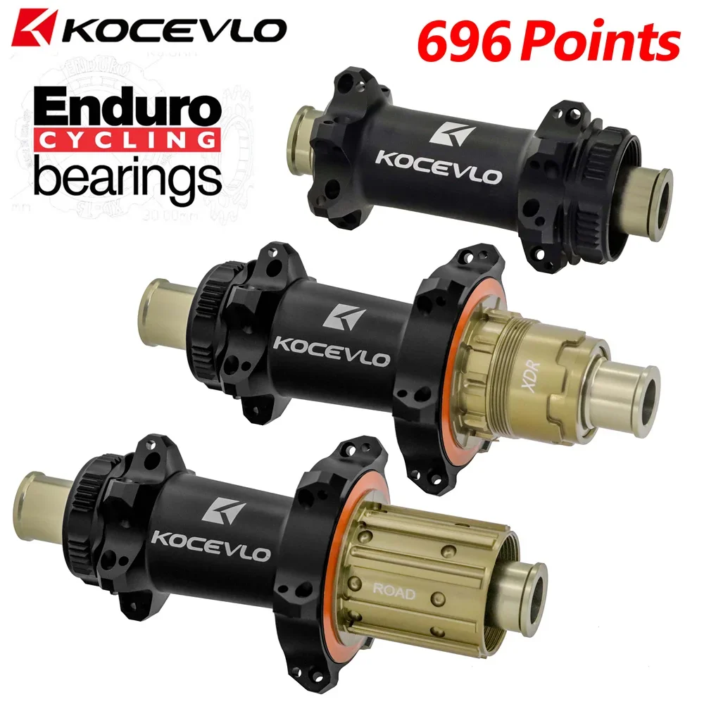 KOCEVLO road disc brake hub MODEL Straightpull 24 hole 696 points of engagement drive system ENDURO bearing performance