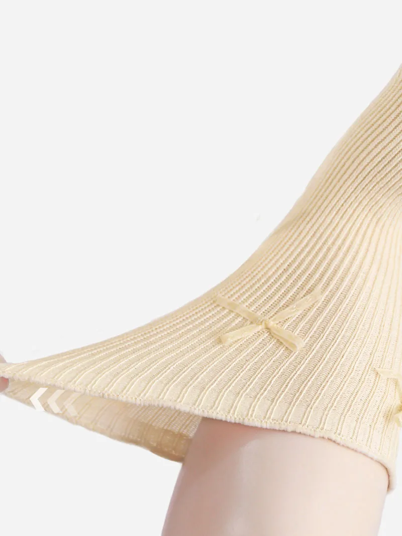 Girls Cotton Bow Socks for Spring