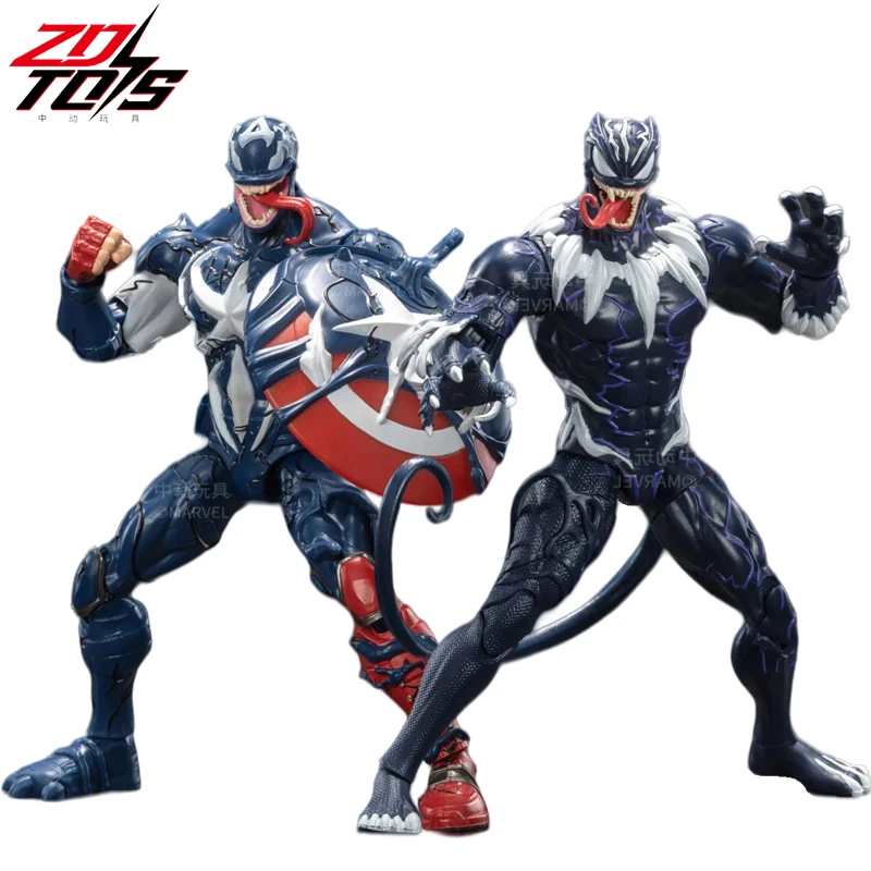 

ZD Original Venom Parasitic Captain America Black Panther Carnage 1/10 Marvel legends Action Figure Anime Collect Toy Gift