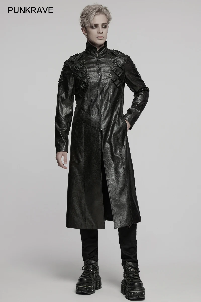 【HI FI FNK】Chelo Wrinkled Leather Jacket Chicago Oversized Biker Jacket - Charcoal – The Frankie Shop