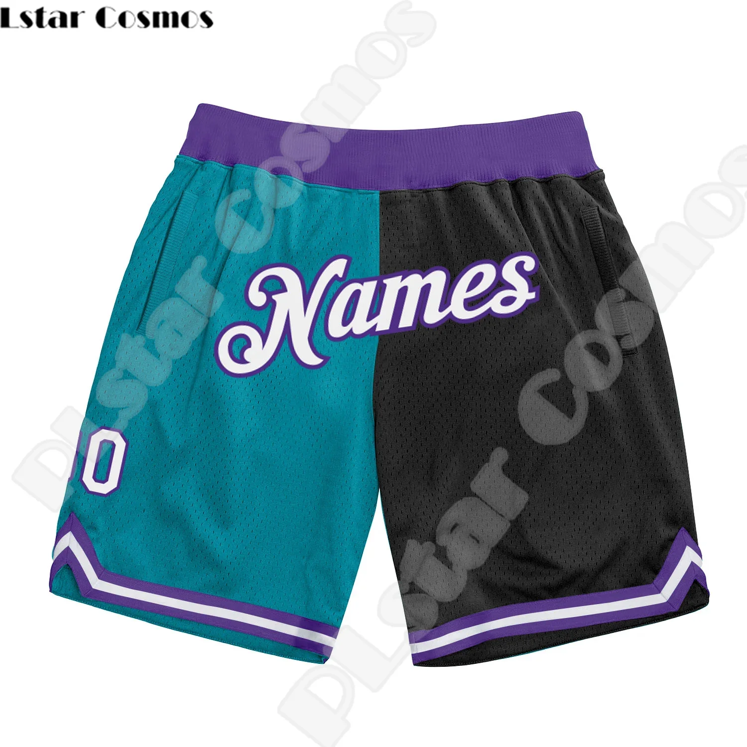 Custom Name DIY Logo Pattern Team Number Basketball Shorts Pants Retro Breathable Mesh 3DPrint Summer Harajuku Drop Shipping A14 5