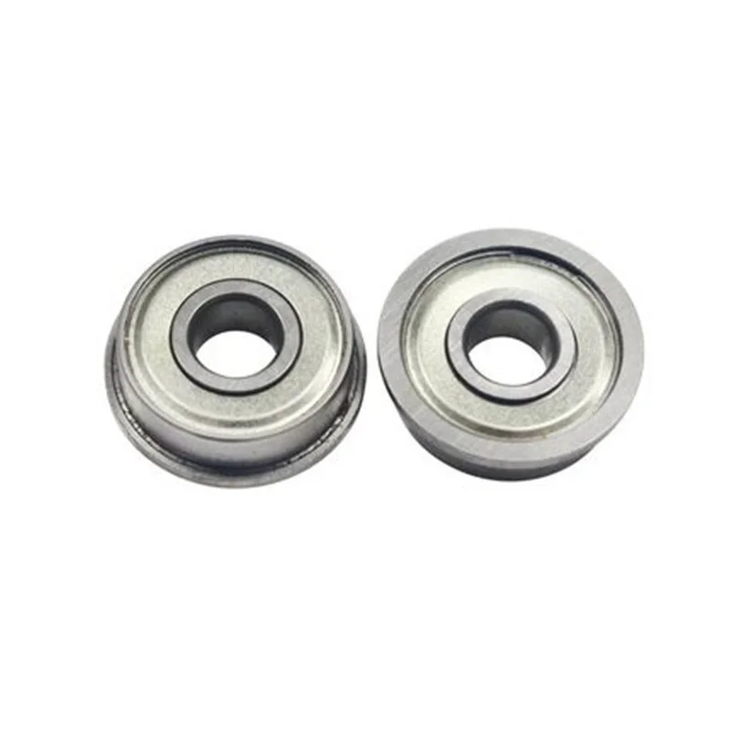 2pcs F6800ZZ F6801ZZ F6802ZZ F6803ZZ F6804ZZ F6805ZZ 25x37x7mm Flange Thin Wall Ball Bearing Metal Shielded Flanged Bearings