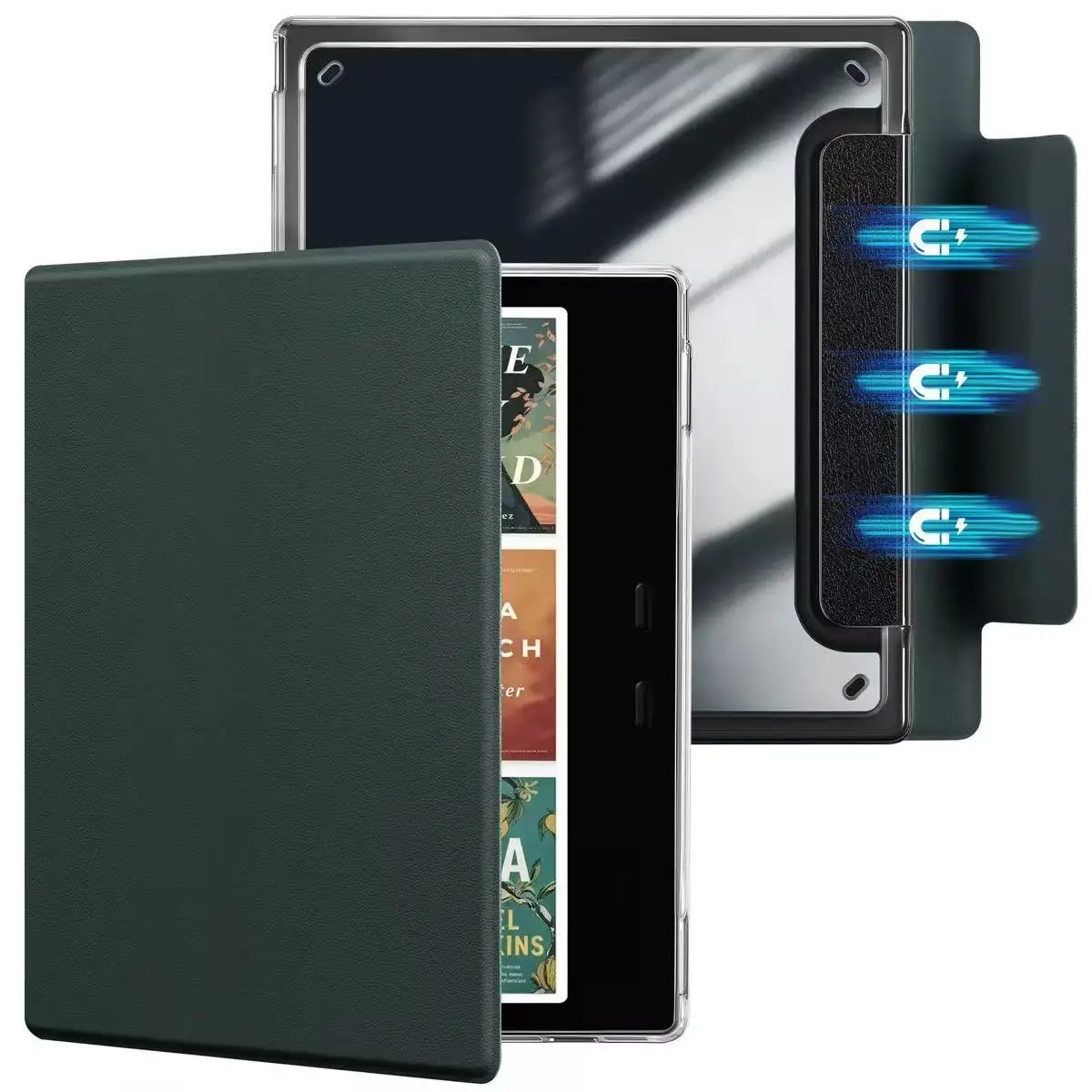 Detachable Acrylic Back Cover - Slim Flip Case