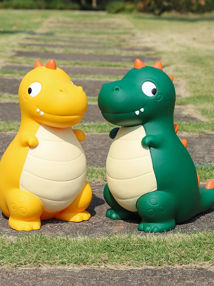

Creative Dinosaur Money Boxes Toy Living Room Cute Anti Fall Secret Coin Piggy Bank Hidden Storage Papper Money hucha Home Decor