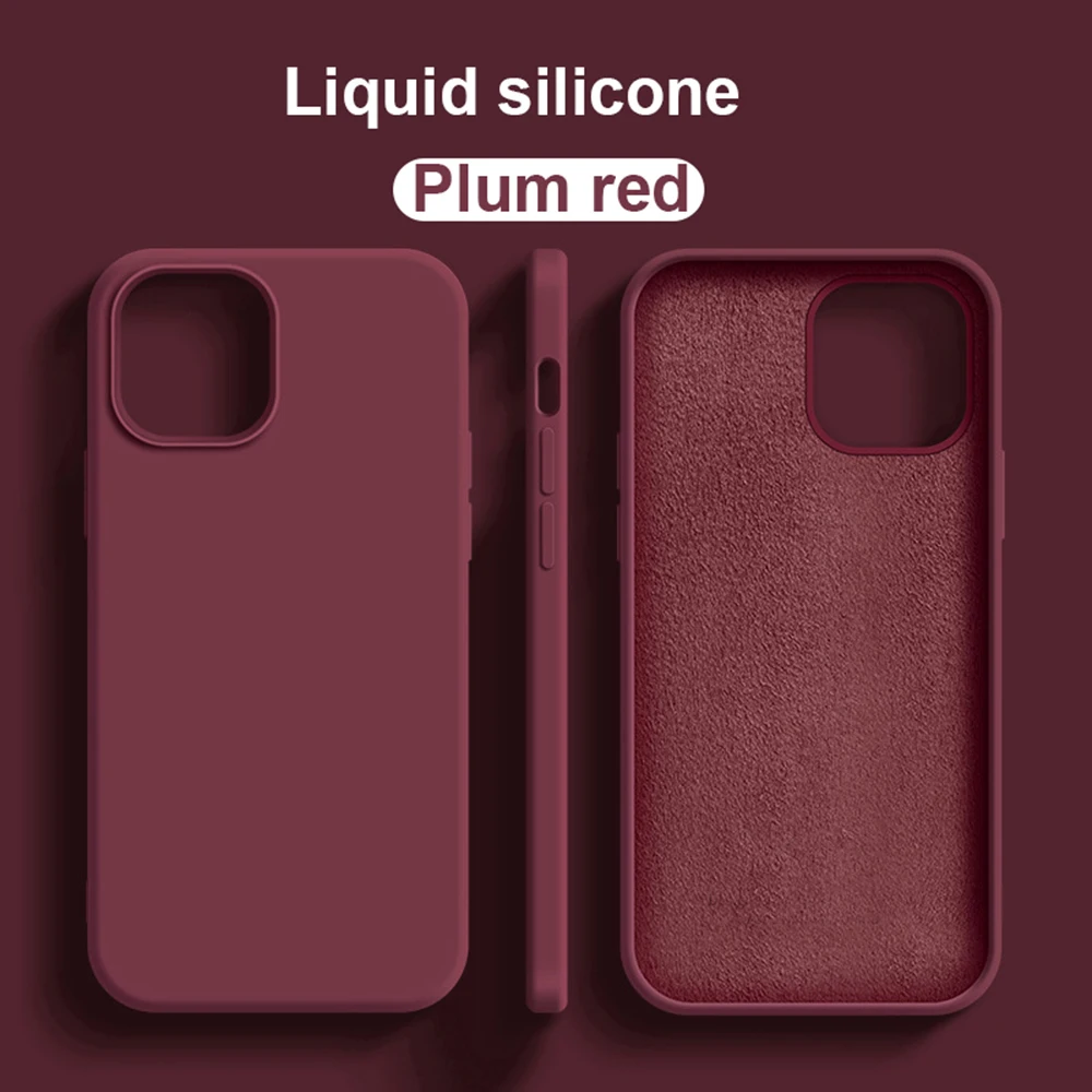 Luxury Shockproof Liquid Silicone Phone Case - Premium Protection Cover