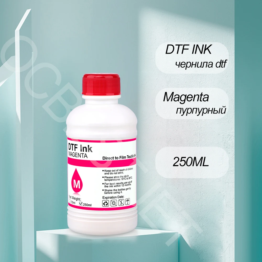 DTF Ink Ordinary Quality 250ml PET Film Transfer Ink For Epson I3200 L1800 1390 L800 PET Film Printing And Transfer
