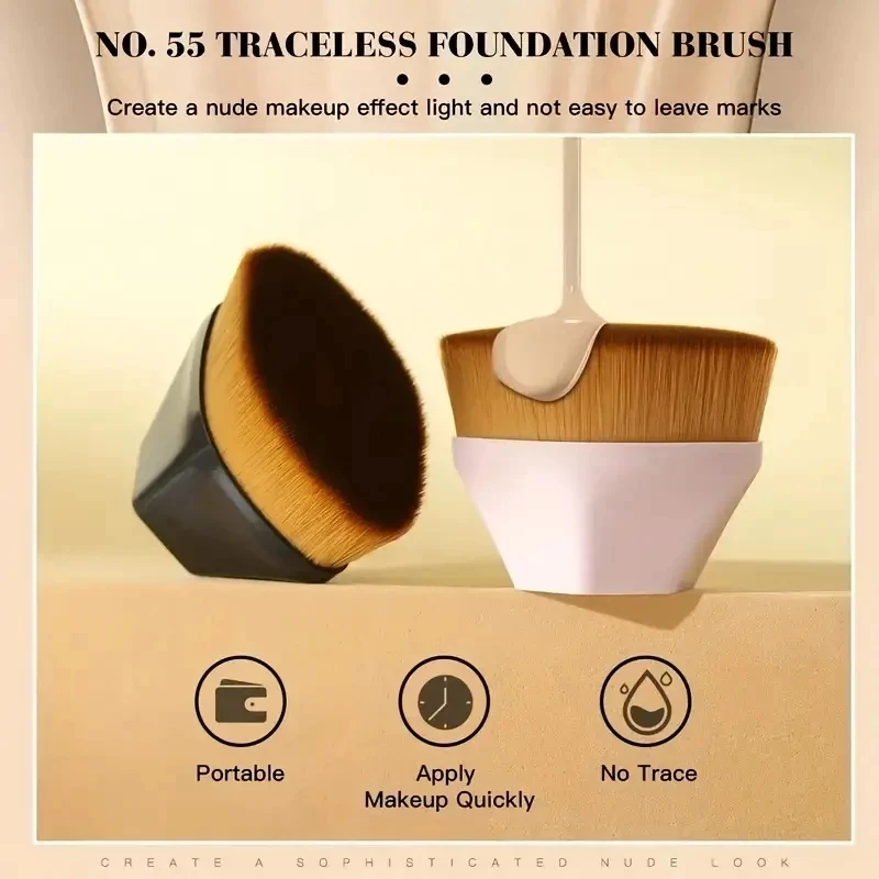 Soft Portable Foundation Brush for Women