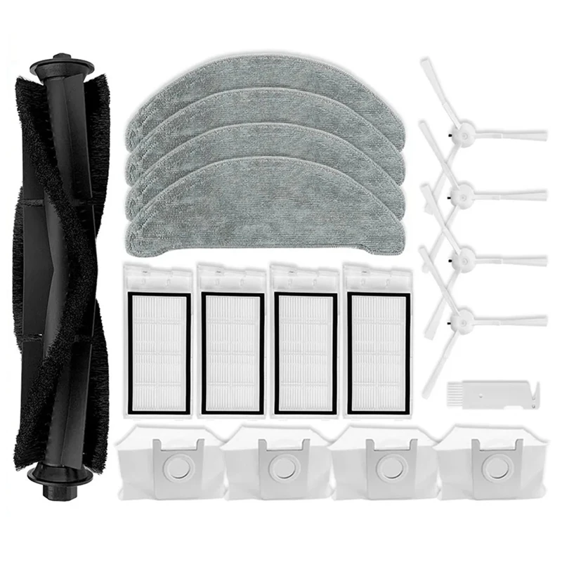 

Сменная основная боковая щетка для робота-пылесоса XCLEA H30 Plus / H40 Plus, Hepa фильтр, Швабра, тканевые мешки для пыли