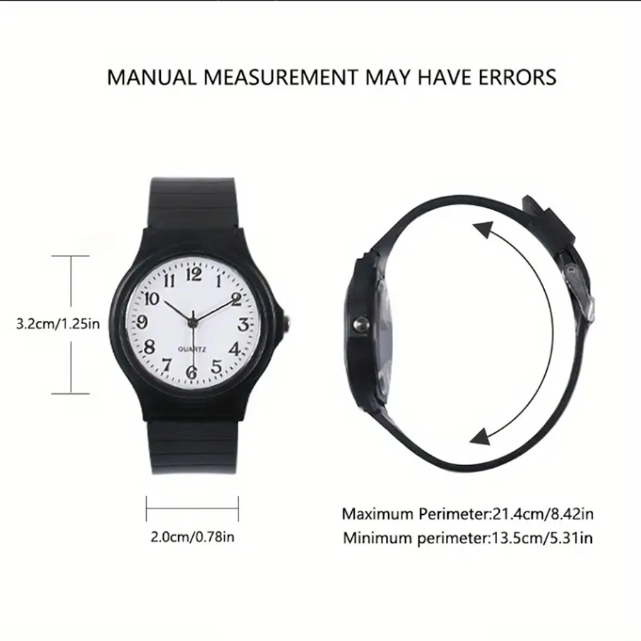 Fashion Arabic Dial Women's Watch Casual Silicone Band Analog Quartz Watches Dress Clock for Feamale Girls Ladies