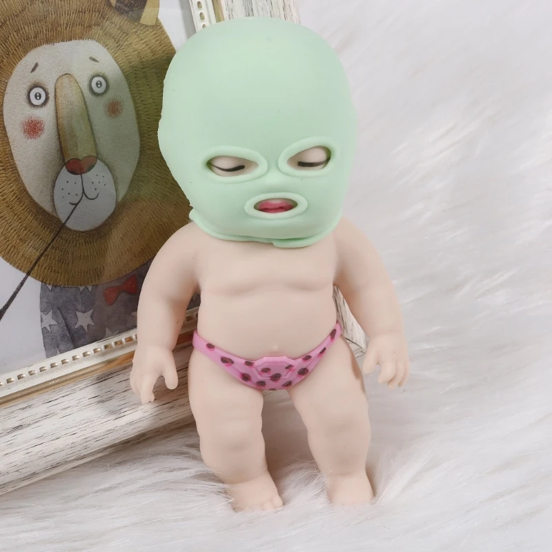 

Мягкая игрушка TPR Медленно растущая эластичная игрушка Офисная кукла-сжимаемая игрушка для снятия стресса