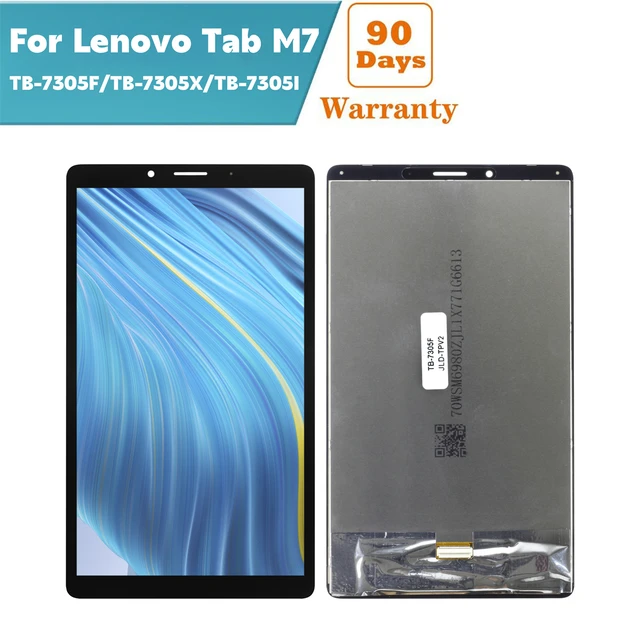 LCD with Touch Screen for Lenovo Tab M7 - Black by