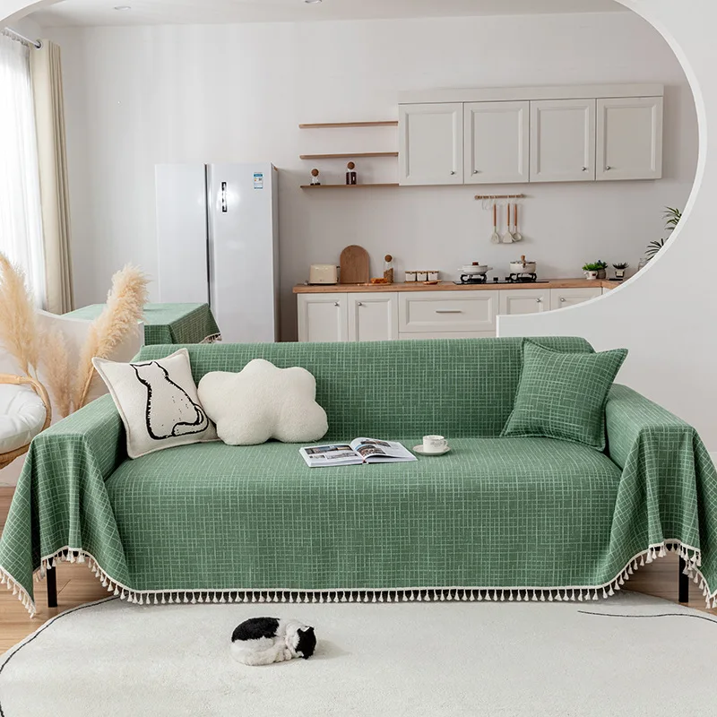 

Новинка 2024 года, современный минималистичный чехол для дивана, диванная подушка, чехол с полным покрытием, осенне-зимняя подушка для сиденья, чехол из Ткани в стиле Ins