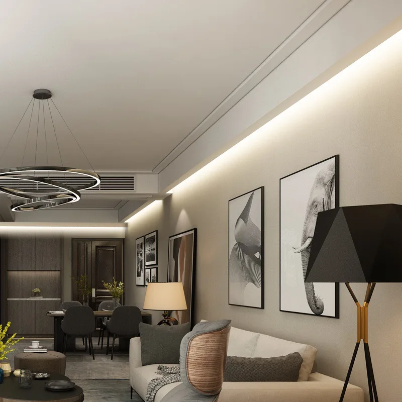 Modern Recessed Aluminum Profile Led Light Bar for Interior Home Decor