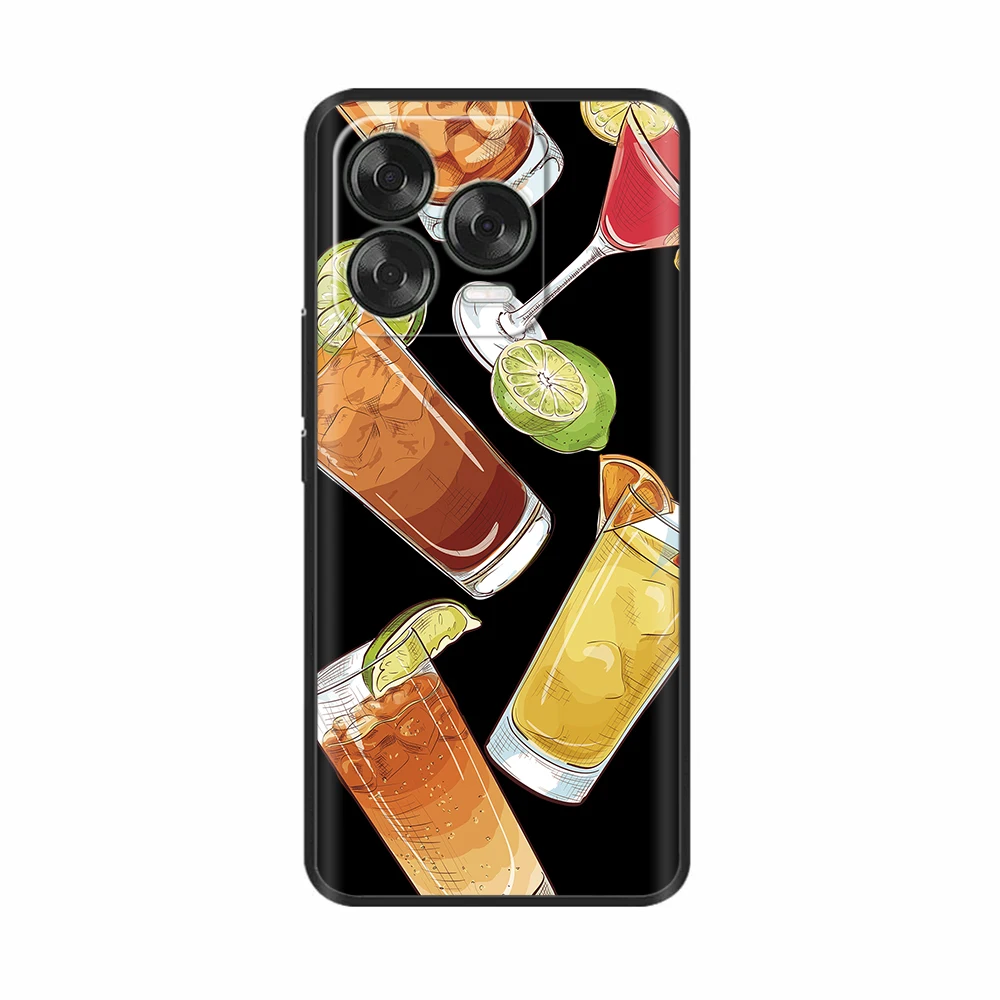 Luxury Black Silicone Back Cover - Elegant Design Case