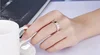 Charm 925 Sterling Silver Rings For Women Shining crystal size 7/8/9/10 Fashion Party Gifts engagement wedding Jewelry 2
