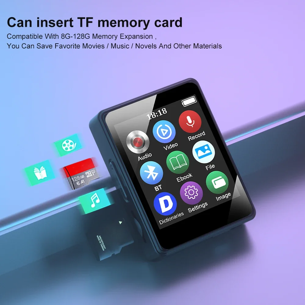 Bluetooth Mp3 Player, Classic Portable Mp3 Players