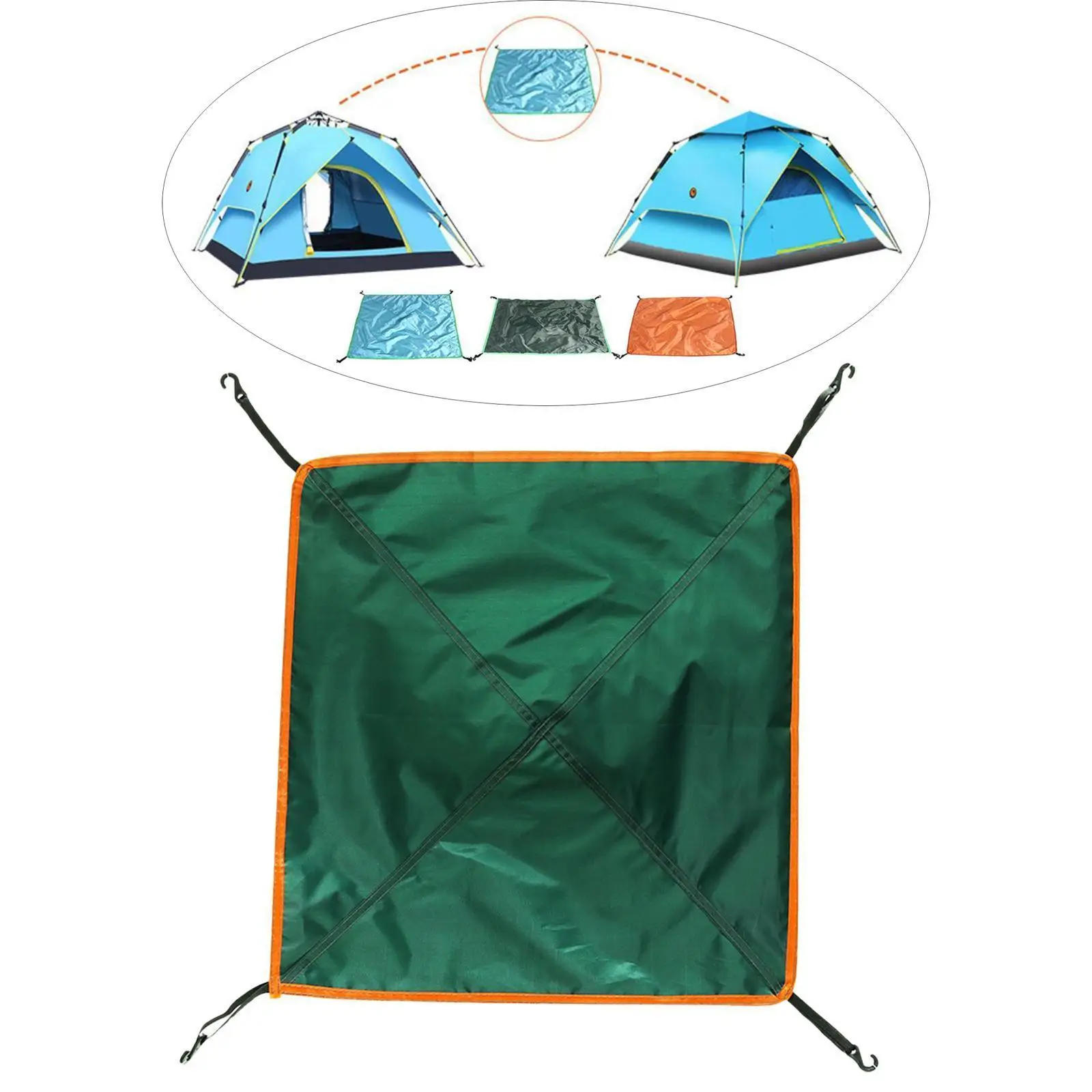 Waterproof Camping Tarp Lightweight to Cover Sun or Rain, Large Compact Tent