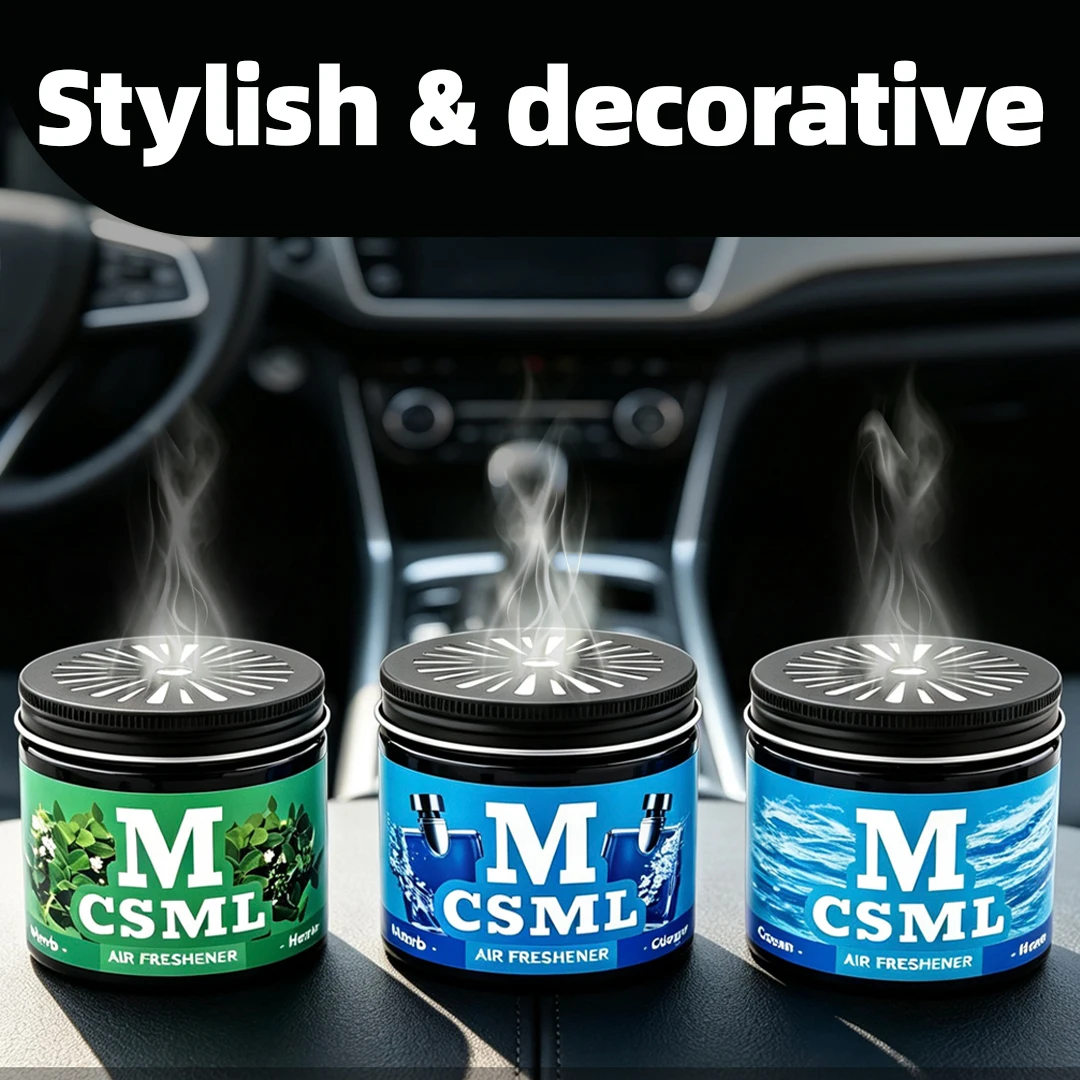 Balsamo per Auto, Profumo Solido per Auto, Deodorante Durevole, Deodorante per Auto in Lattina, Regalo per Natale, Halloween e Festività per Proprietari di Auto - Image 3