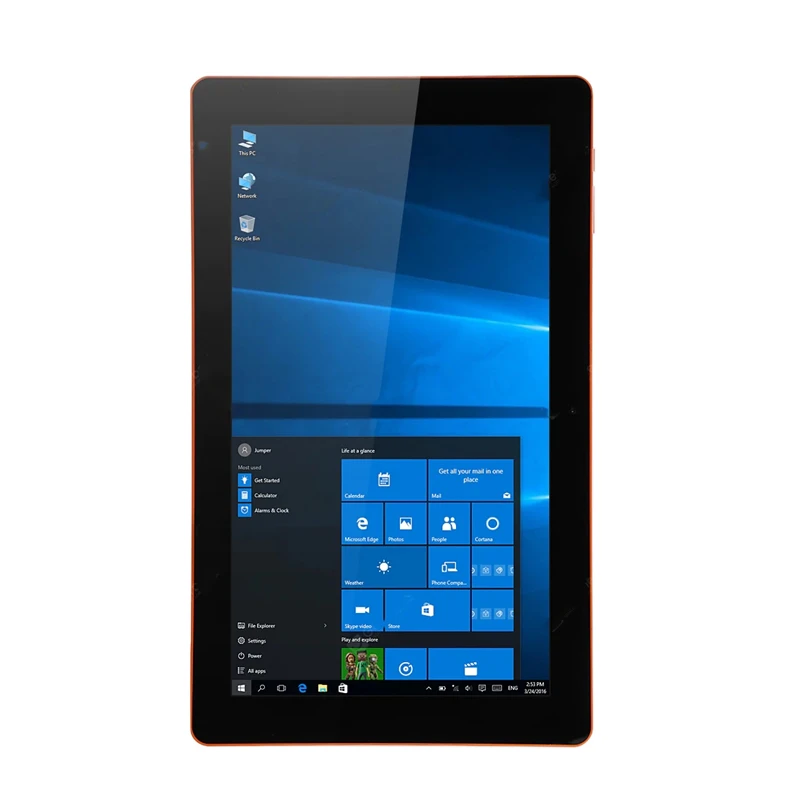 New Windows 10 Tablet 10.6 INCH 32bits Intel Z8300 Quad Core 1*USB 3.0 6600mAh 2GB RAM 32GB ROM 1366 x 768 IPS 3